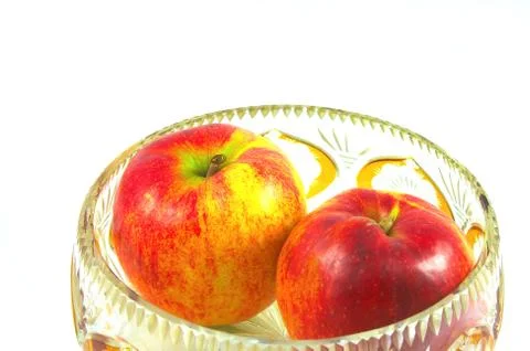 Two apples Stock Photos