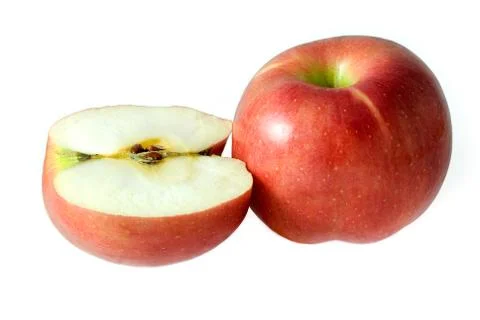 Two apples Stock Photos