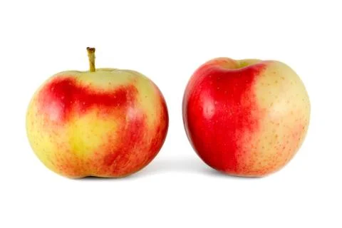 Two apples Stock Photos