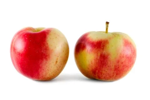 Two apples Stock Photos