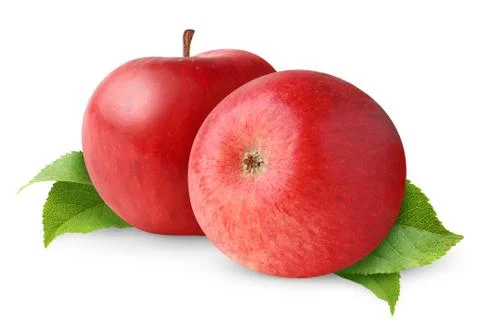 Two apples Stock Photos