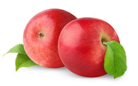 Two apples Stock Photos
