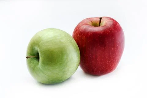 Two apples Stock Photos