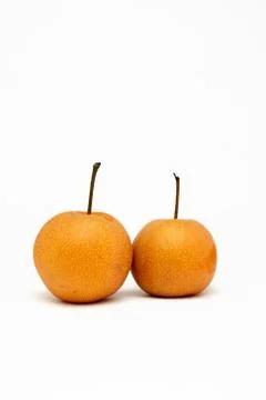 Two apples on the table Stock Photos