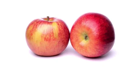 Two apples turning. Stock Footage 250008807