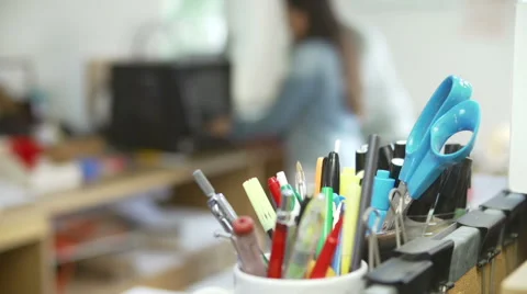 Two Architects Using 3D Printer To Make Models For Project Stock Footage 40433657