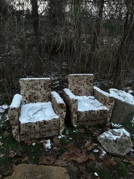 Two armchairs Stock Photos