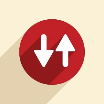 Two arrow up sign. Stock Illustration