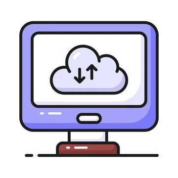 Two arrows pointing opposite direction indicating the synchronization or Stock Illustration