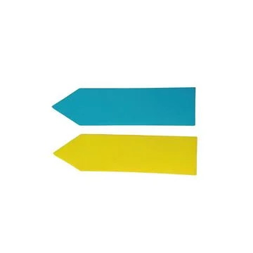 Two arrows pointing in opposite directions flat vector illustration Illustrazione stock