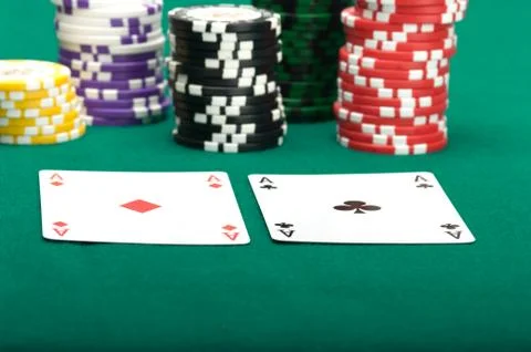 Two ases Stock Photos