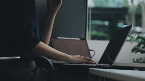 Two asian team working development of programming and encryption technology.. Stock Footage 310865516