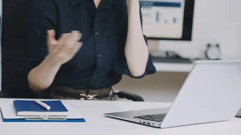 Two asian team working development of programming and encryption technology.. Stock Footage 310865541