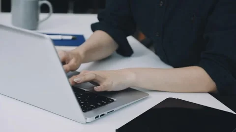 Two asian team working development of programming and encryption technology.. Stock Footage 310865542