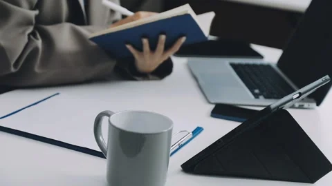 Two asian team working development of programming and encryption technology.. Stock Footage 310865556