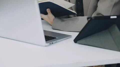 Two asian team working development of programming and encryption technology.. Stock Footage 310865557