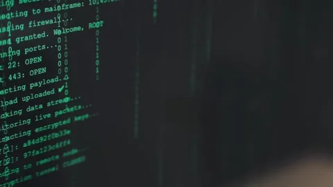 Two asian team working development of programming and encryption technology.. Stock Footage 310865567