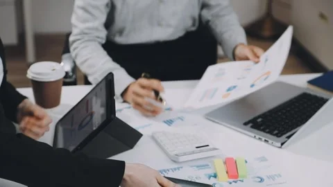 Two asian team working development of programming and encryption technology.. Stock Footage 310865610