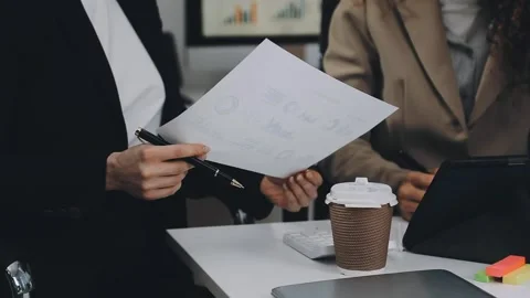 Two asian team working development of programming and encryption technology.. Stock Footage 310865663