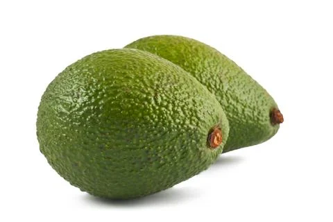 Two avocados Stock Photos