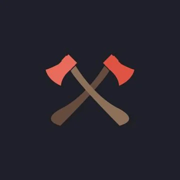 Two axes computer symbol Illustration