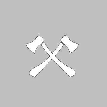 Two axes computer symbol Illustration