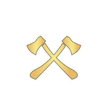 Two axes computer symbol Stock Illustration