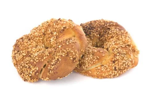 Two bagels Stock Photos