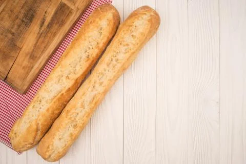 Two baguettes Stock Photos