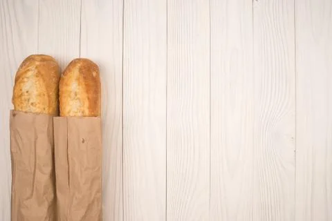 Two baguettes Stock Photos