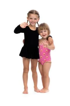 Two ballerinas Stock Photos