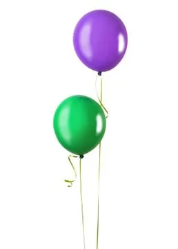 Two balloons Stock Photos