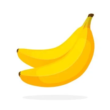 Two bananas Stock Illustration