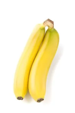 Two bananas Stock Photos