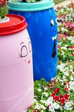 Two barrels loving Stock Photos