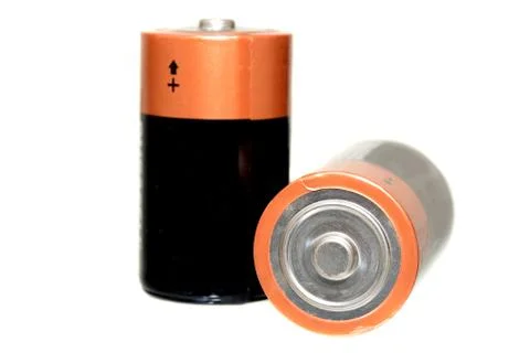 Two batteries Stock Photos