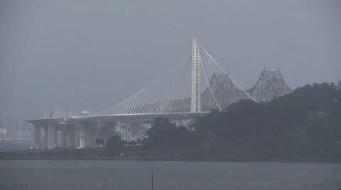 Two Bay Bridges Vídeo Stock 46866138