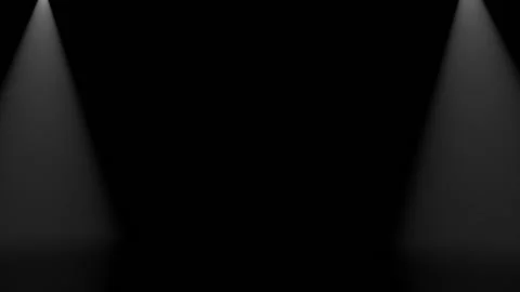 Two beams of light on opposite sides of the screen fall from above and sway Stock Footage 153163637