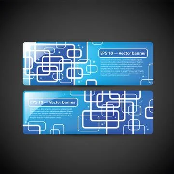 Two beautiful promotion banners Stock Illustration