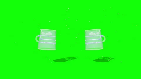 Two beer mugs cheers ice frosted Vídeos de archivo 345850544