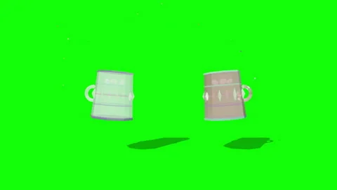 Two beer mugs cheers lowpoly paper Vídeos de archivo 345850494