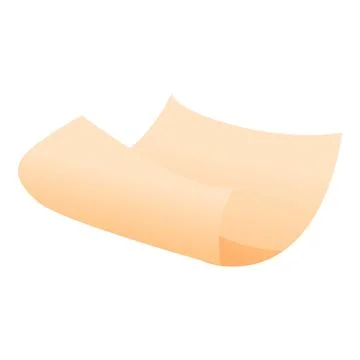 Two beige sheets of paper flying together in the air Stock Illustration