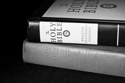 Two bibles Stock Photos