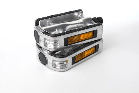 Two bicycle pedals Stock Photos