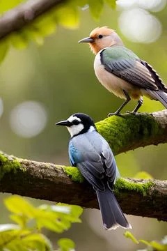 Two bird Stock Photos