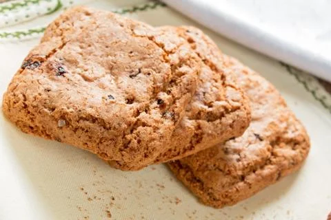 Two bisquits Stock Photos