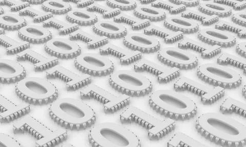 Two Bits Stock Illustration