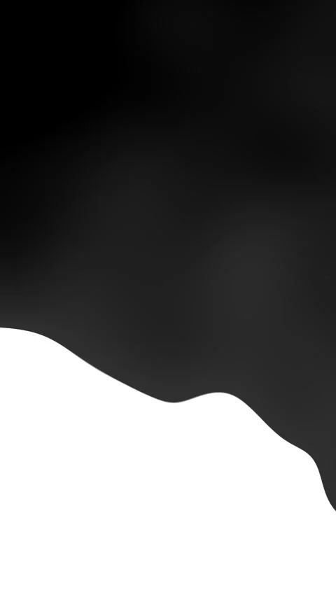 Two Black and White Liquid Flow Transitions from Top and Bottom. Stock Footage 307525377