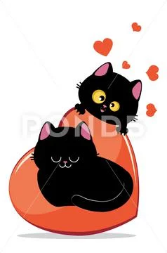 Two Red Hearts Icon Stock Illustration - Download Image Now