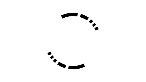 Two black loading animation Stock Footage 312264539